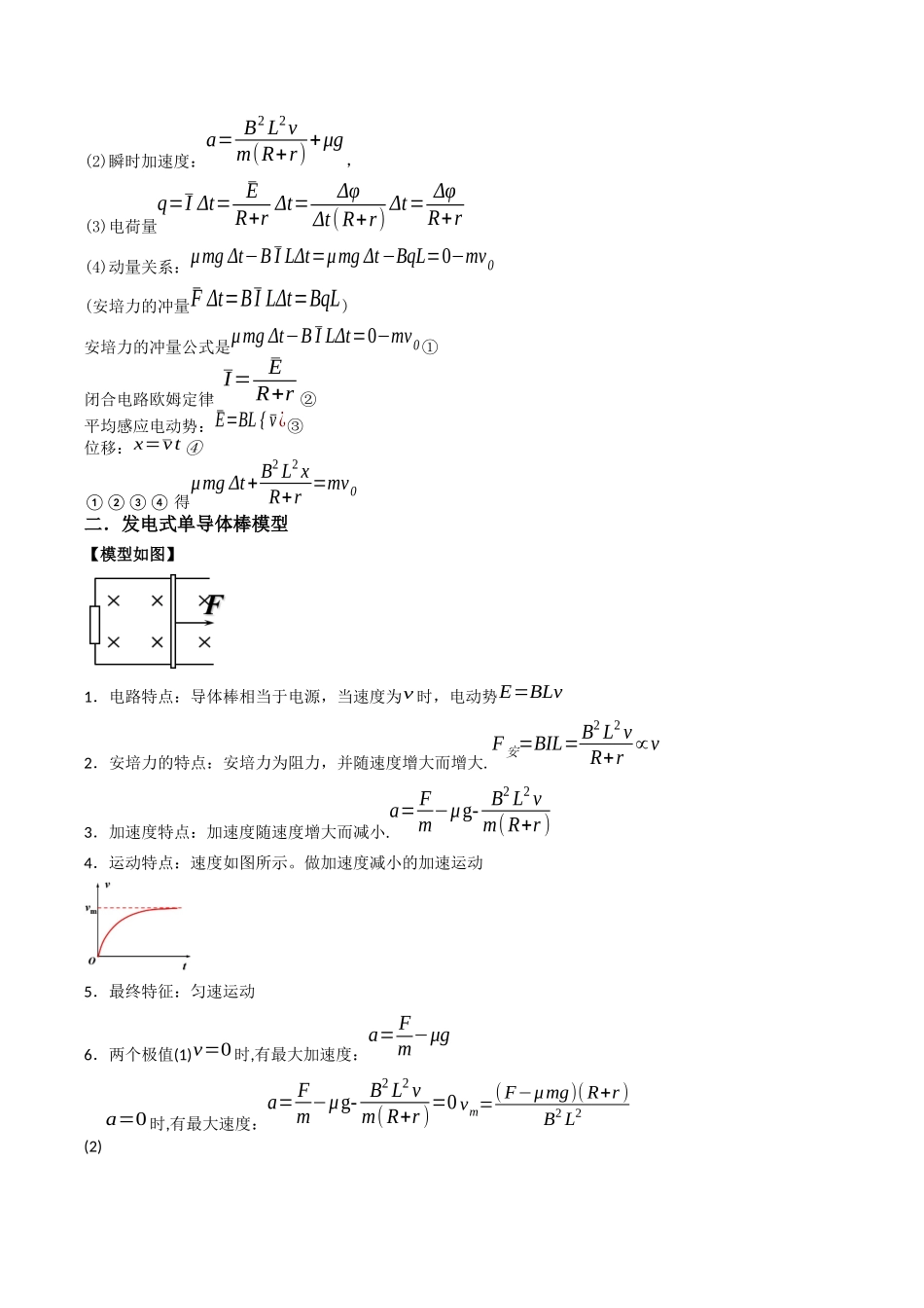 热点11 导体棒进出磁场的电磁感应模型(教师版).docx_第2页