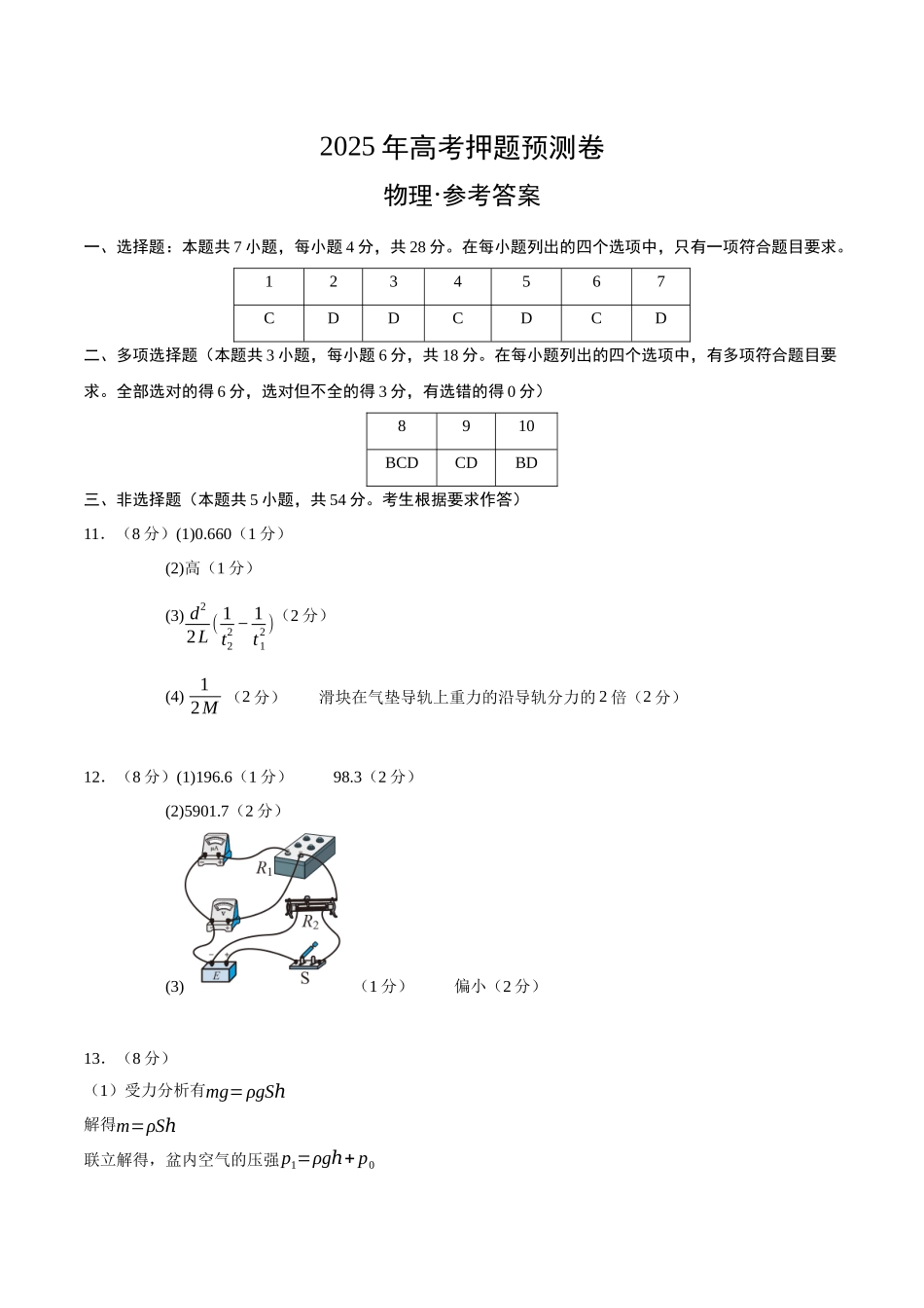 物理(广东卷)(参考答案)1.docx_第1页