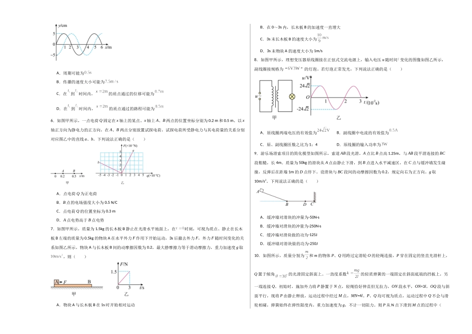 物理(内蒙古卷)考试版A3.docx_第2页