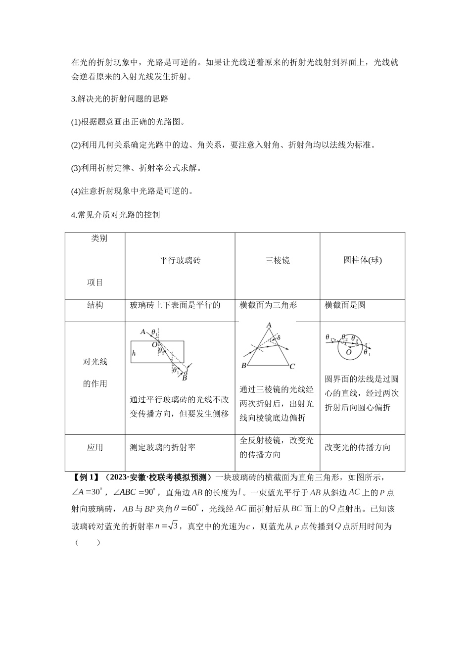 专题31   光学（原卷版）.docx_第2页