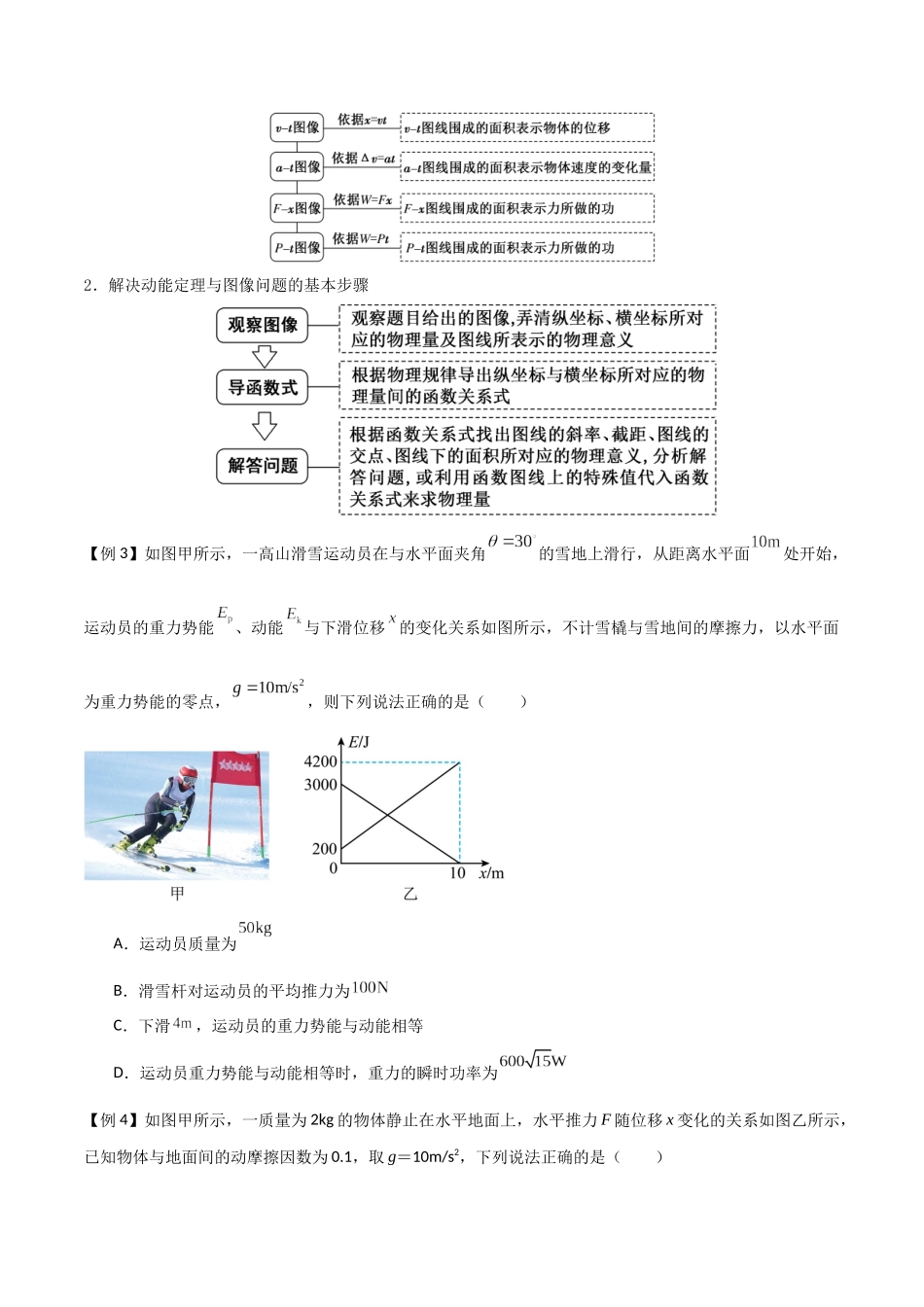 专题32 动能定理及其应用（原卷版）.docx_第3页