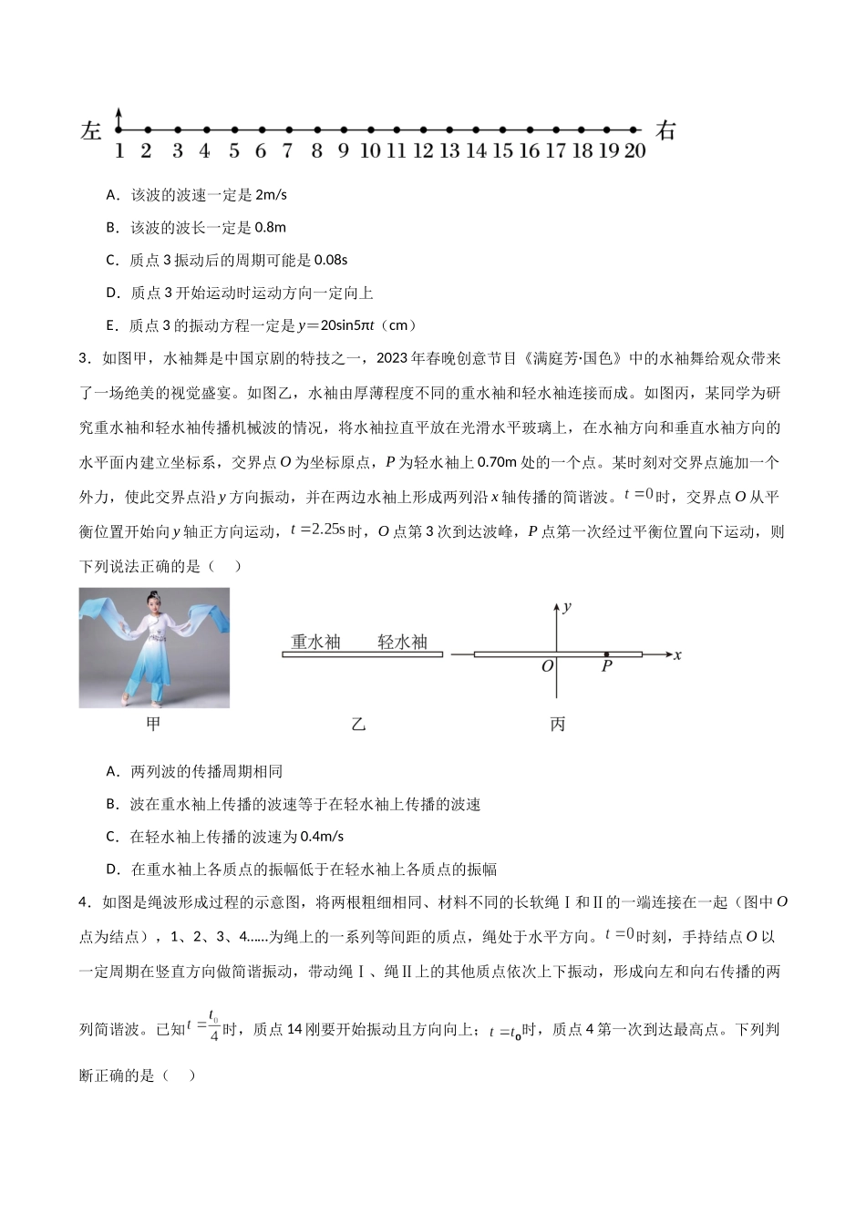 专题44 机械波（原卷版）.docx_第2页