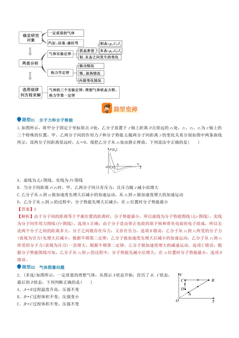 压轴题10 热学（教师版）.docx_第3页
