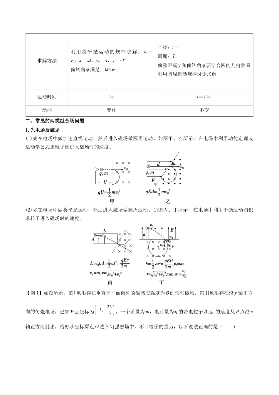 专题60 带电粒子在组合场中的运动（解析版）.docx_第2页