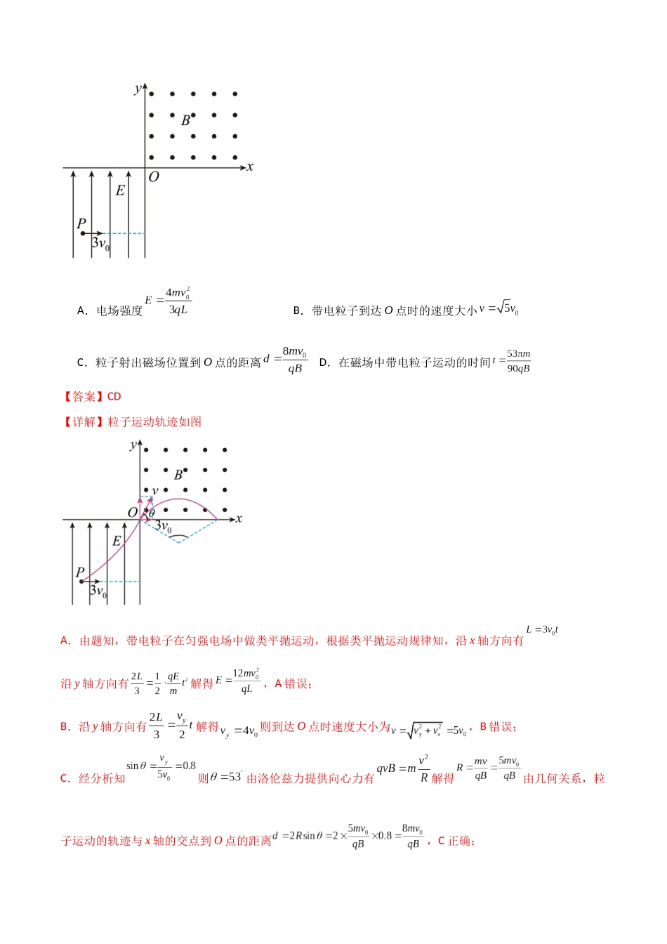 专题60 带电粒子在组合场中的运动（解析版）.docx_第3页