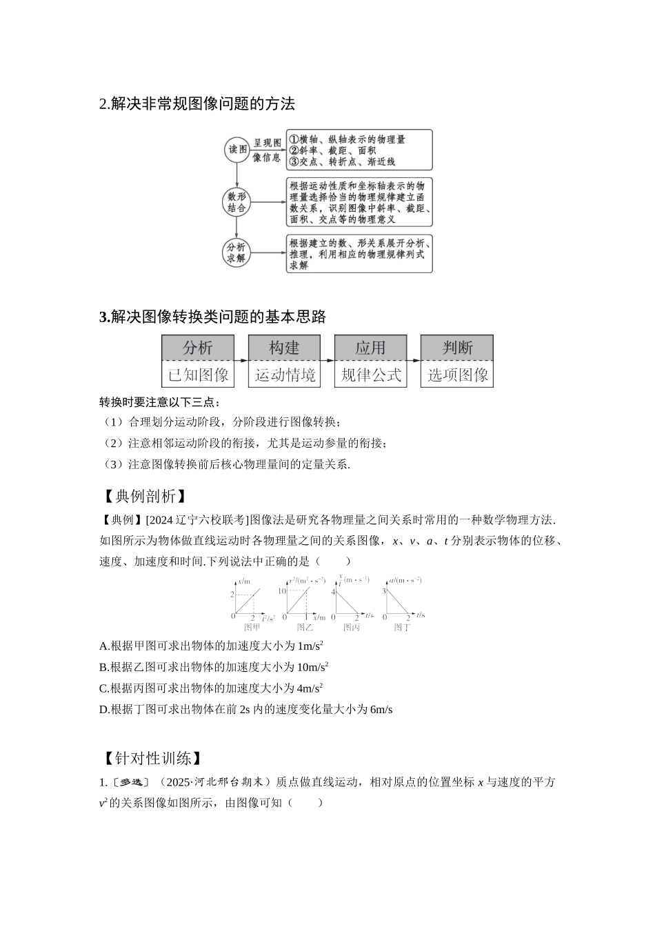 易错点5其他运动图像(学生版).docx_第2页