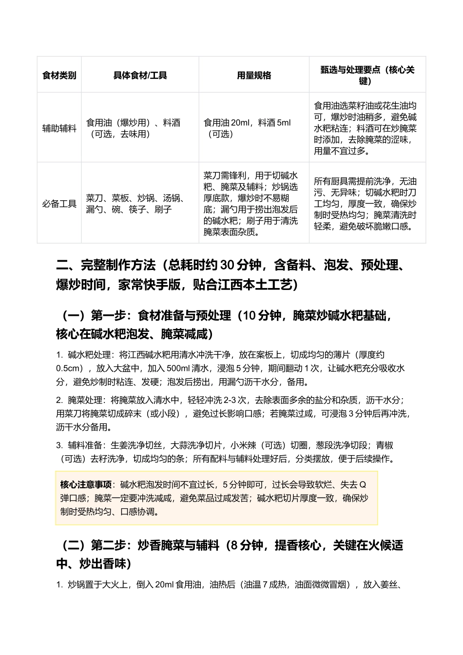 腌菜炒碱水粑:软糯入味、咸香爽口的江西经典家常制作指南.docx_第2页