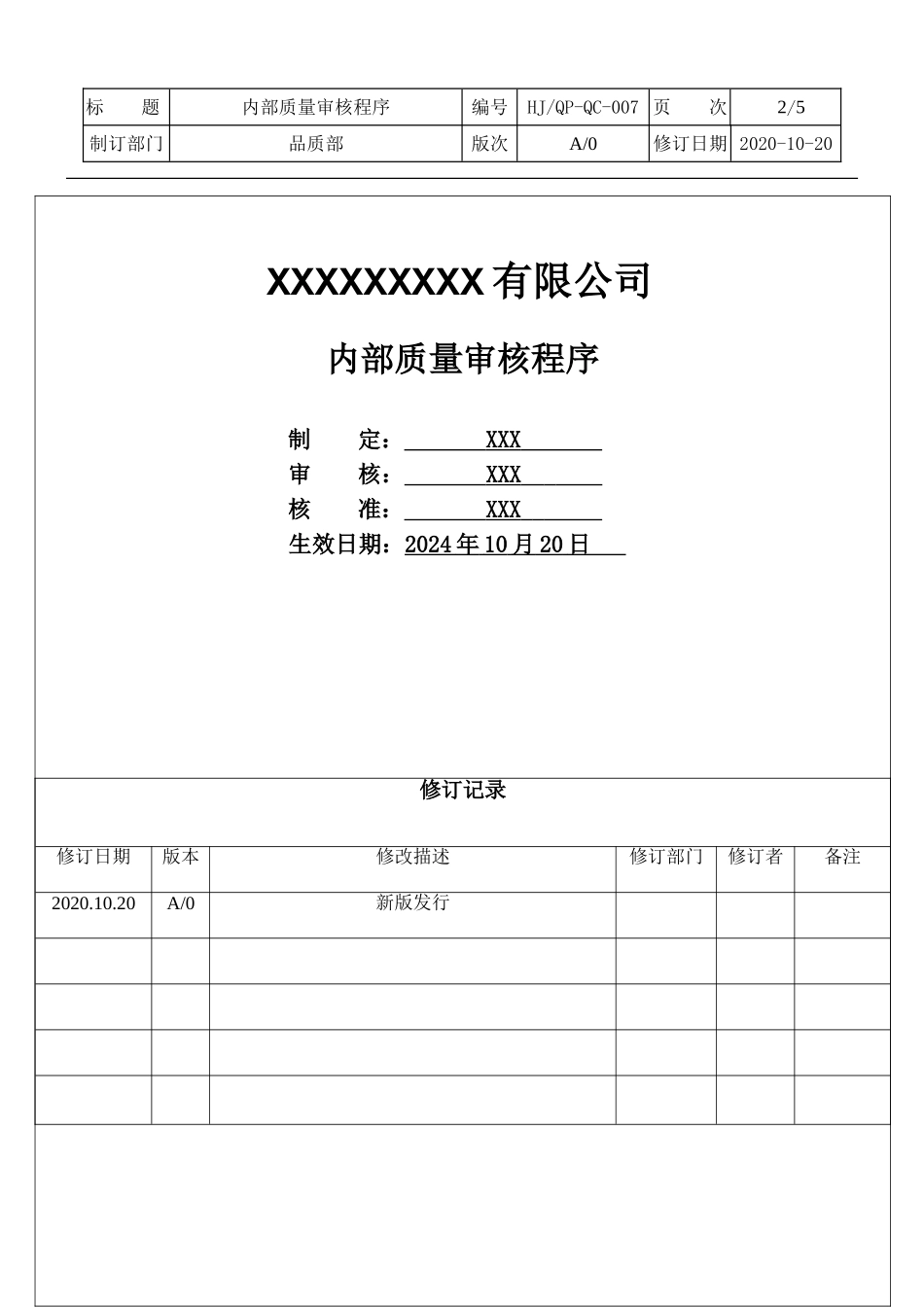 内部质量审核控制程序.doc_第2页