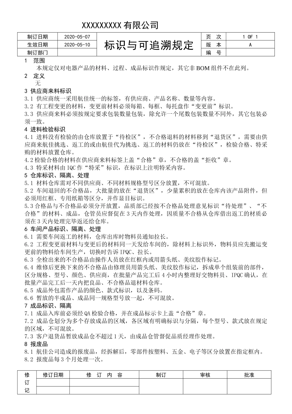 标识与可追溯规定.docx_第1页