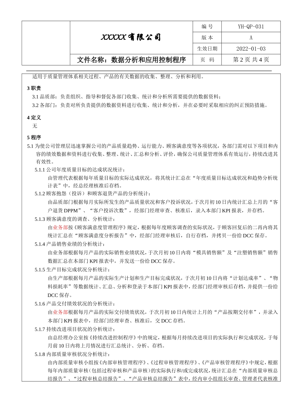 IATF16949 数据分析和应用控制程序.doc_第2页