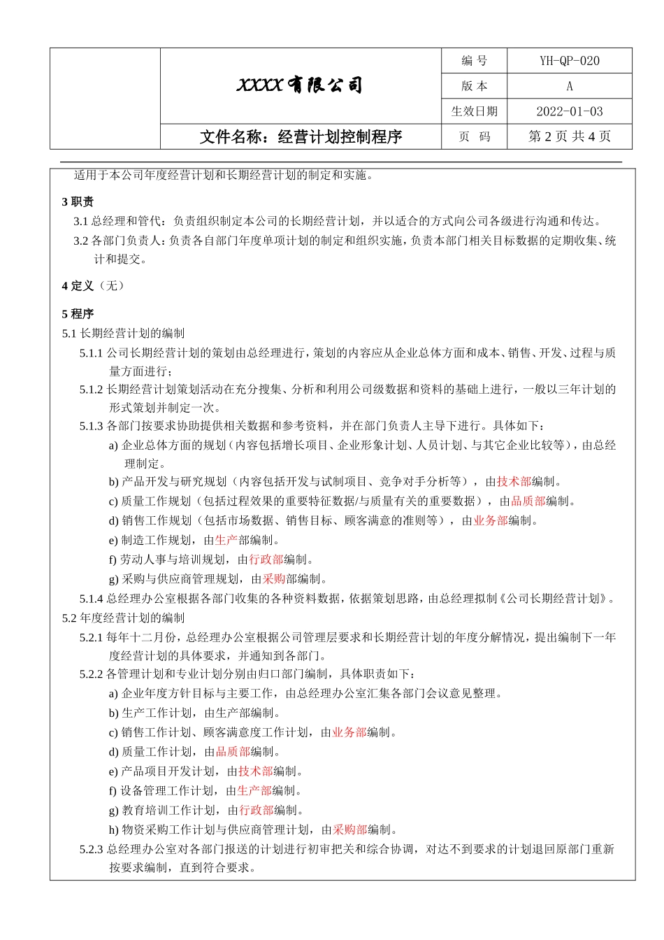 IATF16949经营计划控制程序.doc_第2页