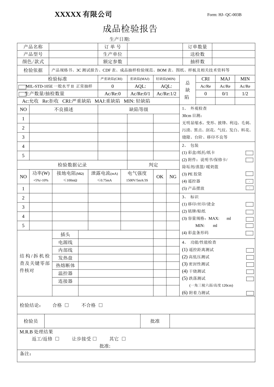成品检验报告.doc_第1页