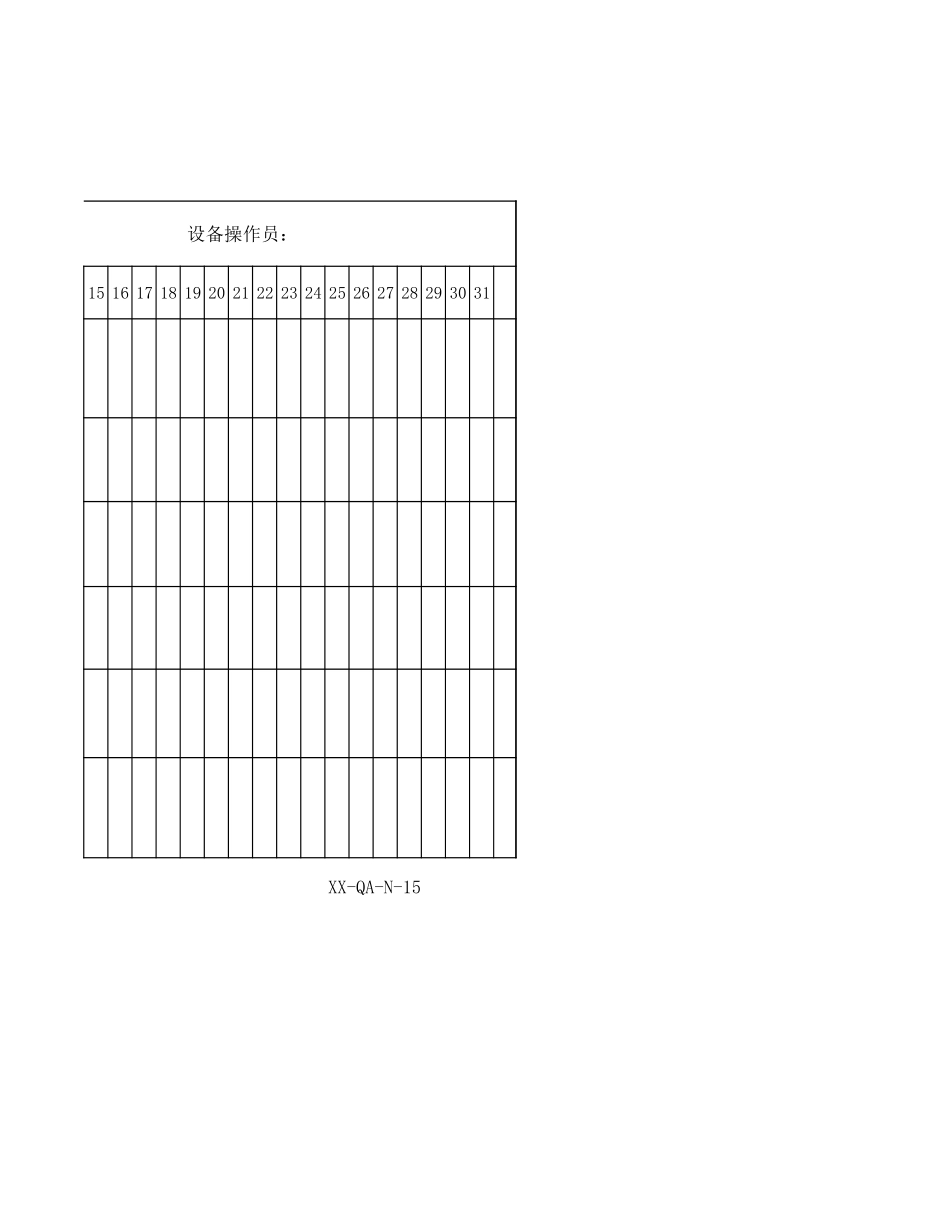 仪器设备点检表.xls_第2页