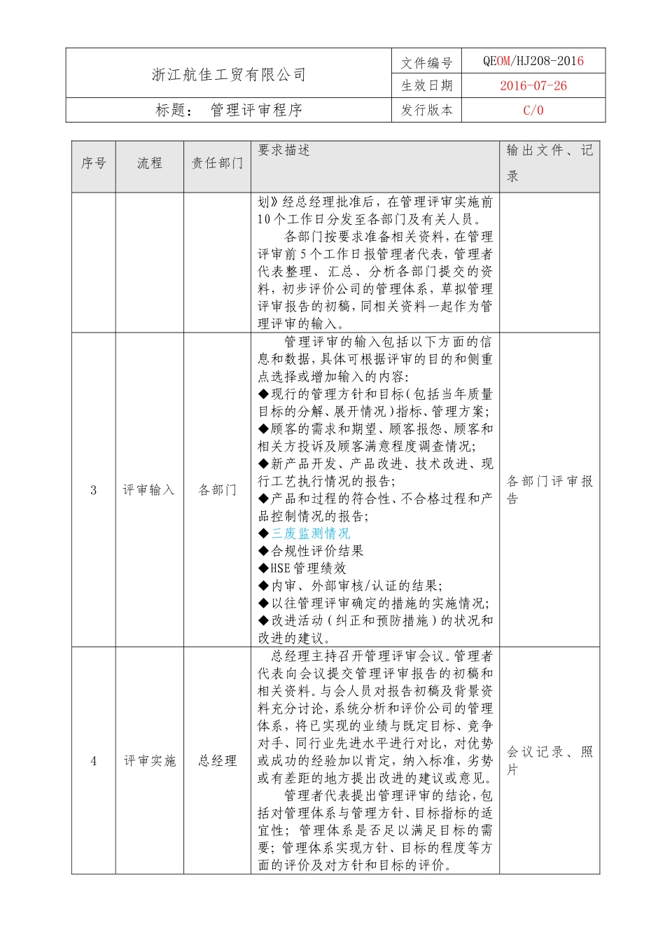 09管理评审程序（三体系）.doc_第2页