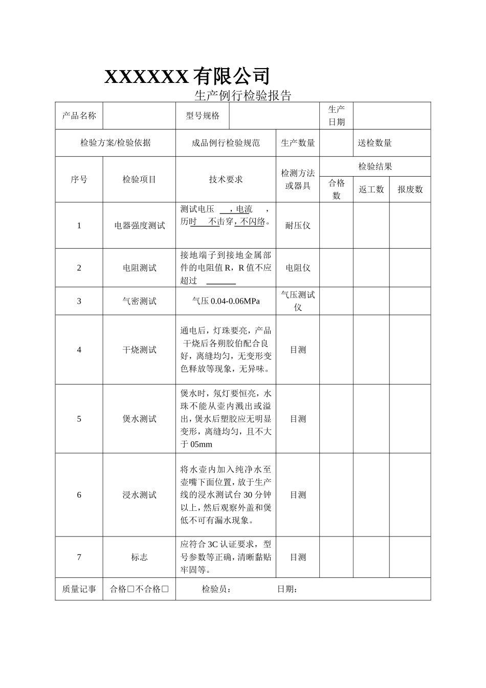 生产例行检验记录.doc_第1页