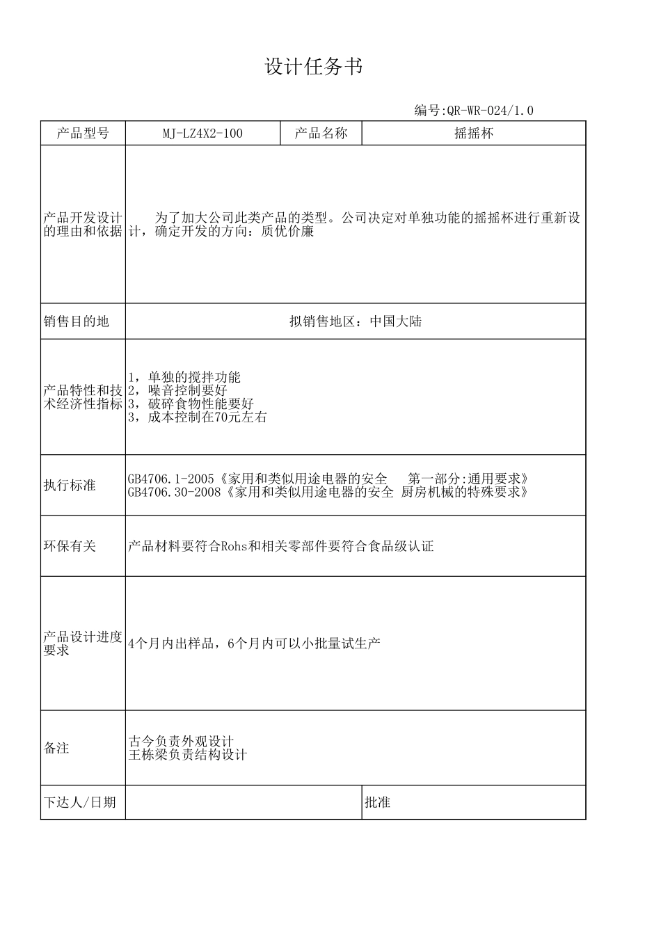 摇摇杯设计任务书.xls_第1页