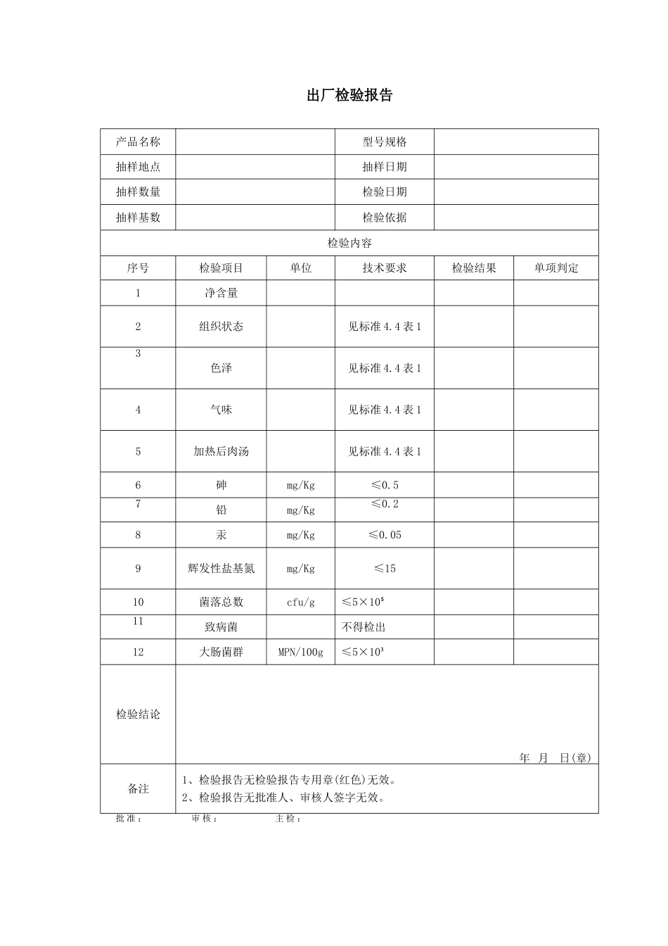 出厂检验报告.doc_第1页