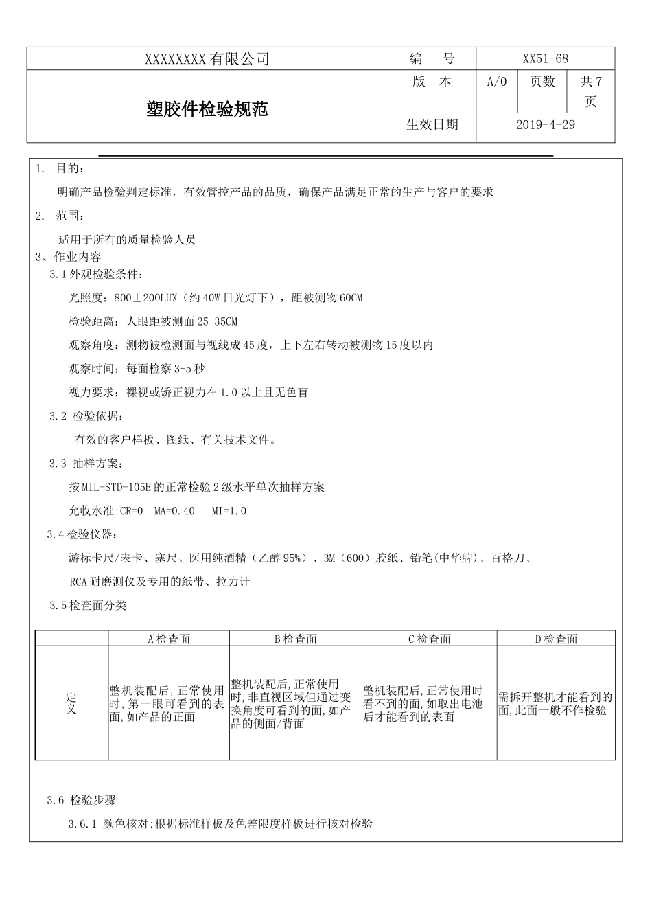 塑胶件检验规范.docx_第1页