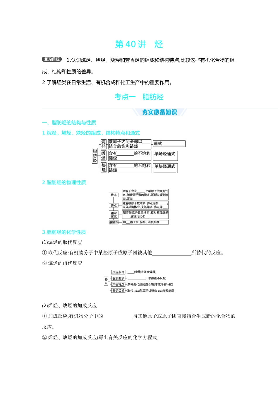 02第40讲烃【正文】听课手册.docx_第1页