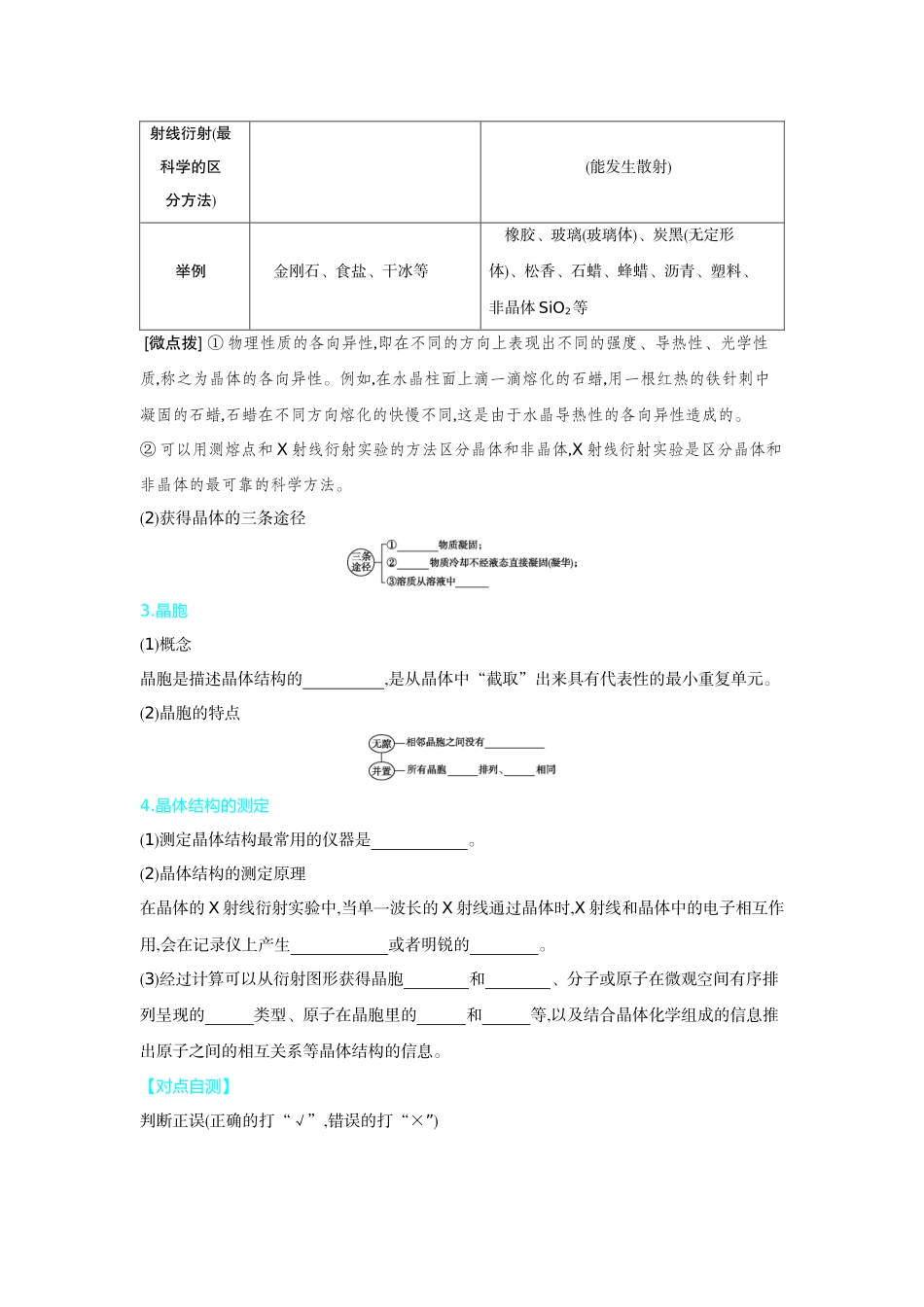 05第25讲晶体结构与性质配合物与超分子【正文】听课手册.docx_第2页