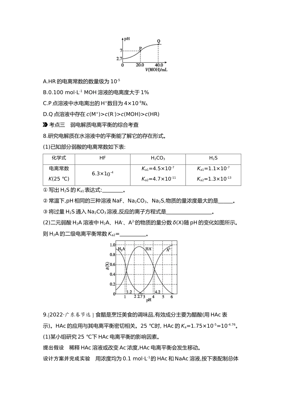 09第九单元01第33讲电离平衡【正文】.docx_第3页