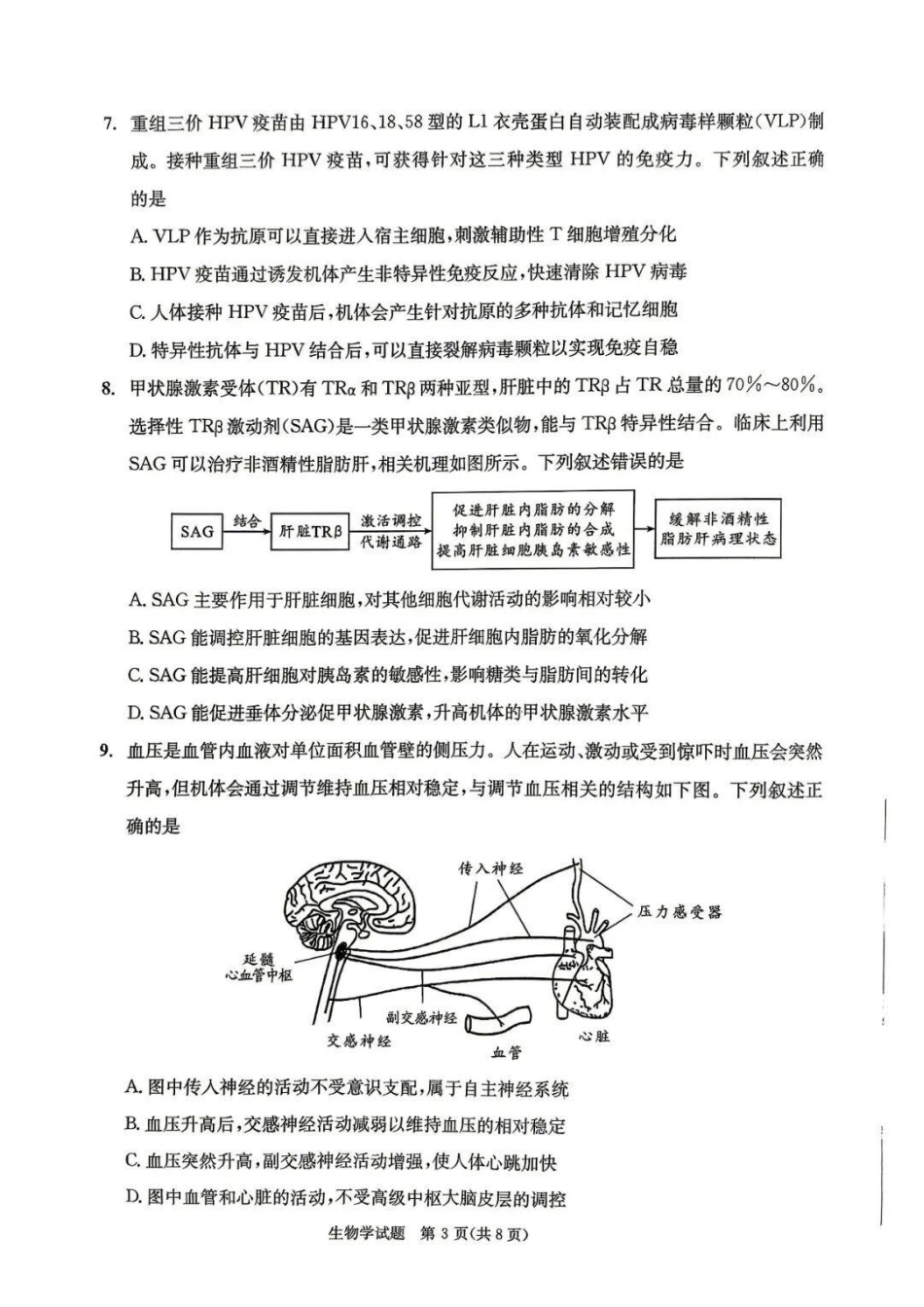 2023级高三下学期定时练习生物_副本.pdf_第3页