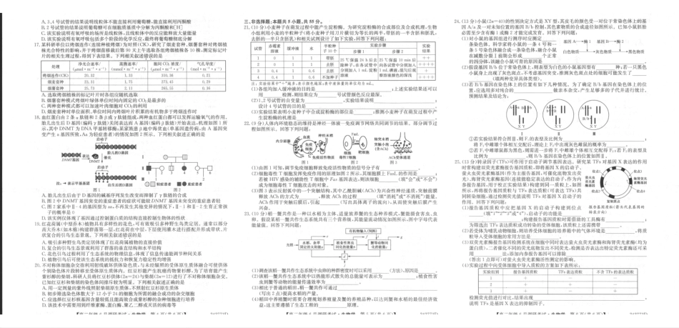 生物-河南新高中创新联盟TOP二十名校2024年高二6月调研考试_副本.pdf_第2页