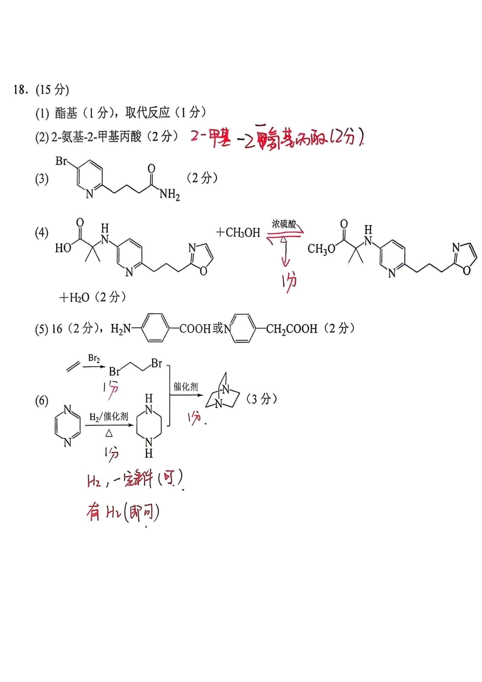 西南大学附中高2026届高考全真模拟试题化学答案_副本.pdf_第2页