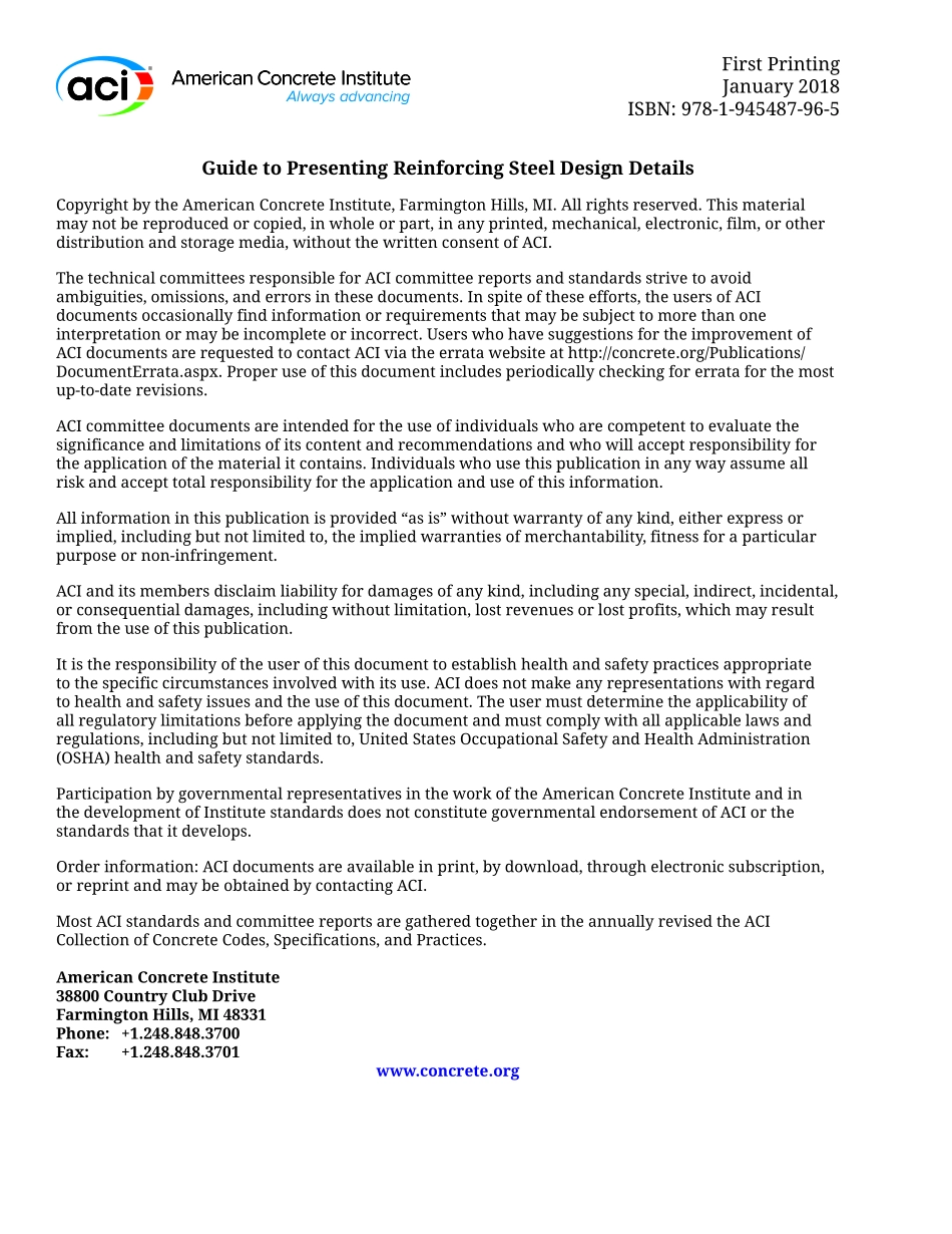 ACI-315R-18 Guide to Presenting Reinforcing Steel Design Details.pdf_第2页