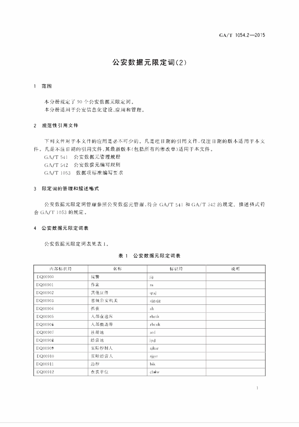 GAT 1054.2-2015 公安数据元限定词.pdf_第3页