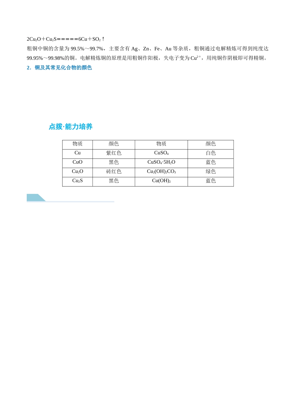 （重点·方法·点拨）第14讲 金属材料和金属的冶炼- （学生版）.docx_第3页