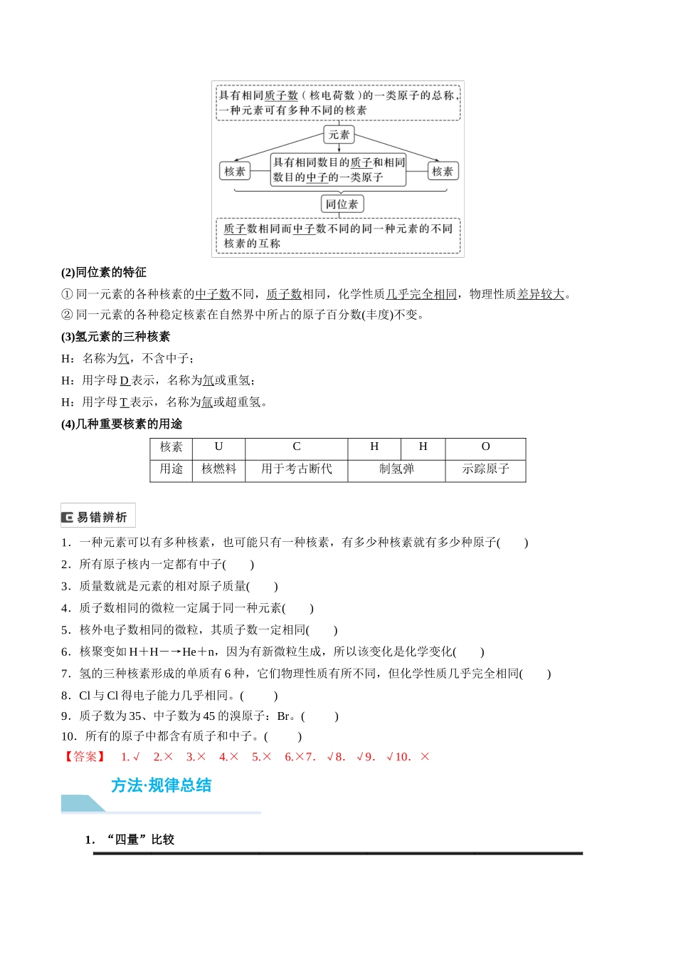 （重点·方法·点拨）第26讲原子结构　核外电子排布规律 - （教师版）.docx_第2页