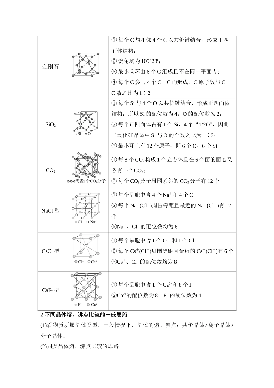 大单元三 专题五 晶体结构分析及计算（学生版）.docx_第3页