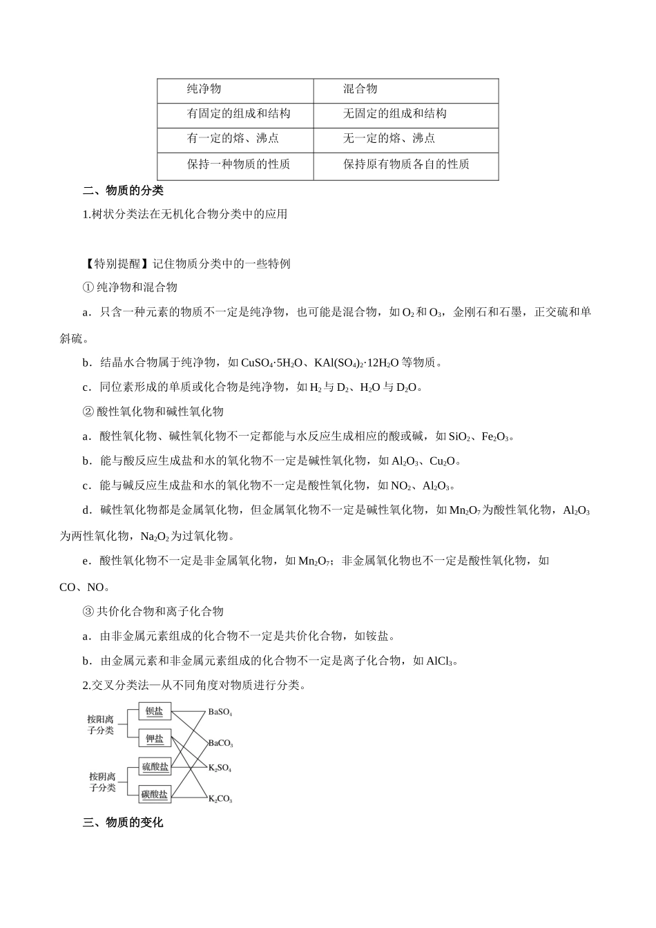 第01讲 物质的分类及转化 （讲）-（解析版）.docx_第2页