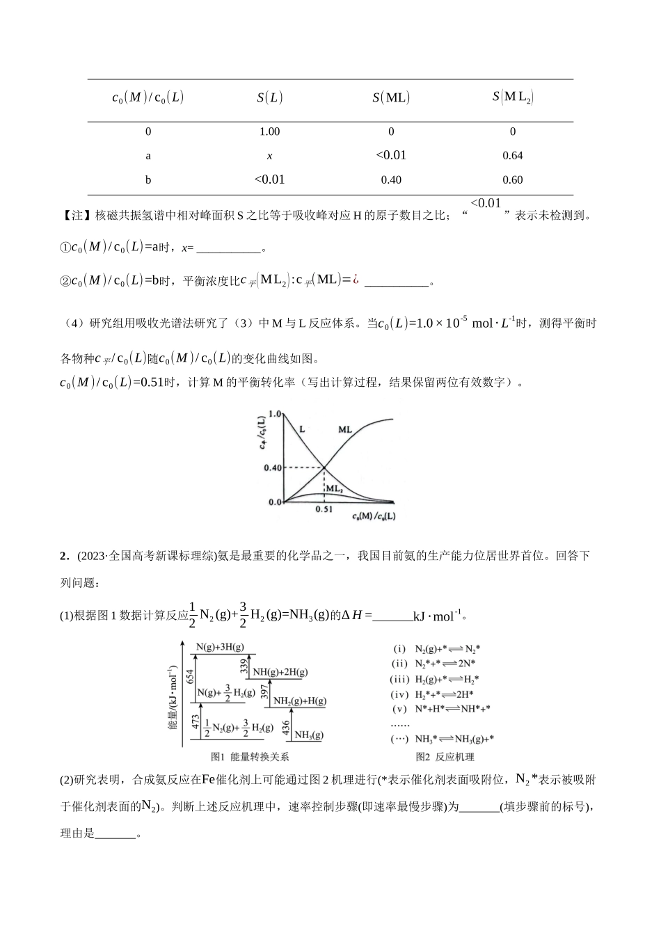 必练19 化学反应原理综合大题-(广东专用)(原卷版).docx_第2页