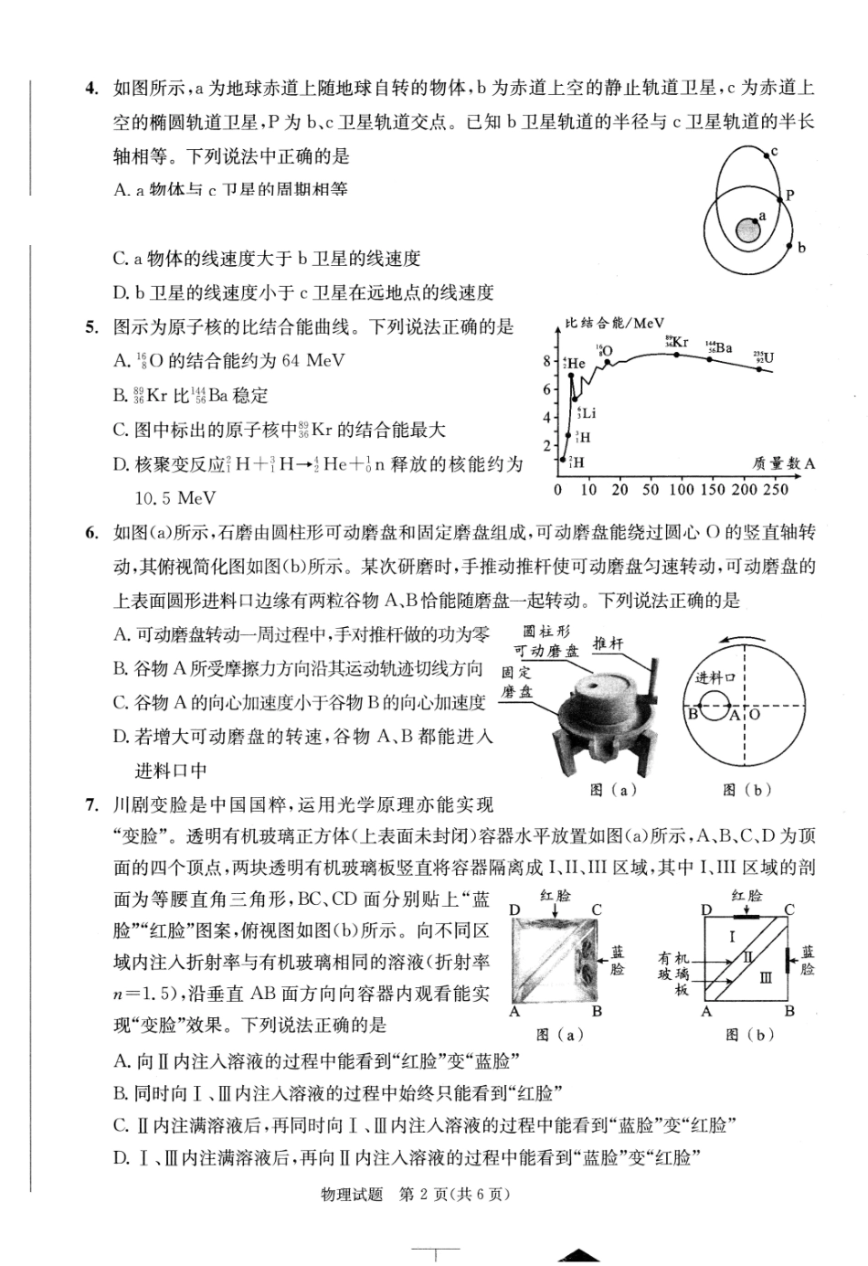 2023级高三下学期定时练习物理.pdf_第2页
