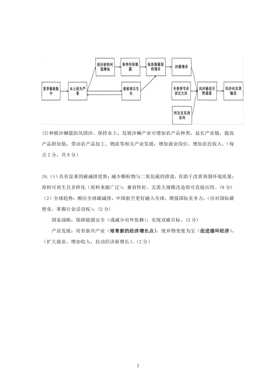 2025学年高二地理下期中考试参考答案.pdf_第2页