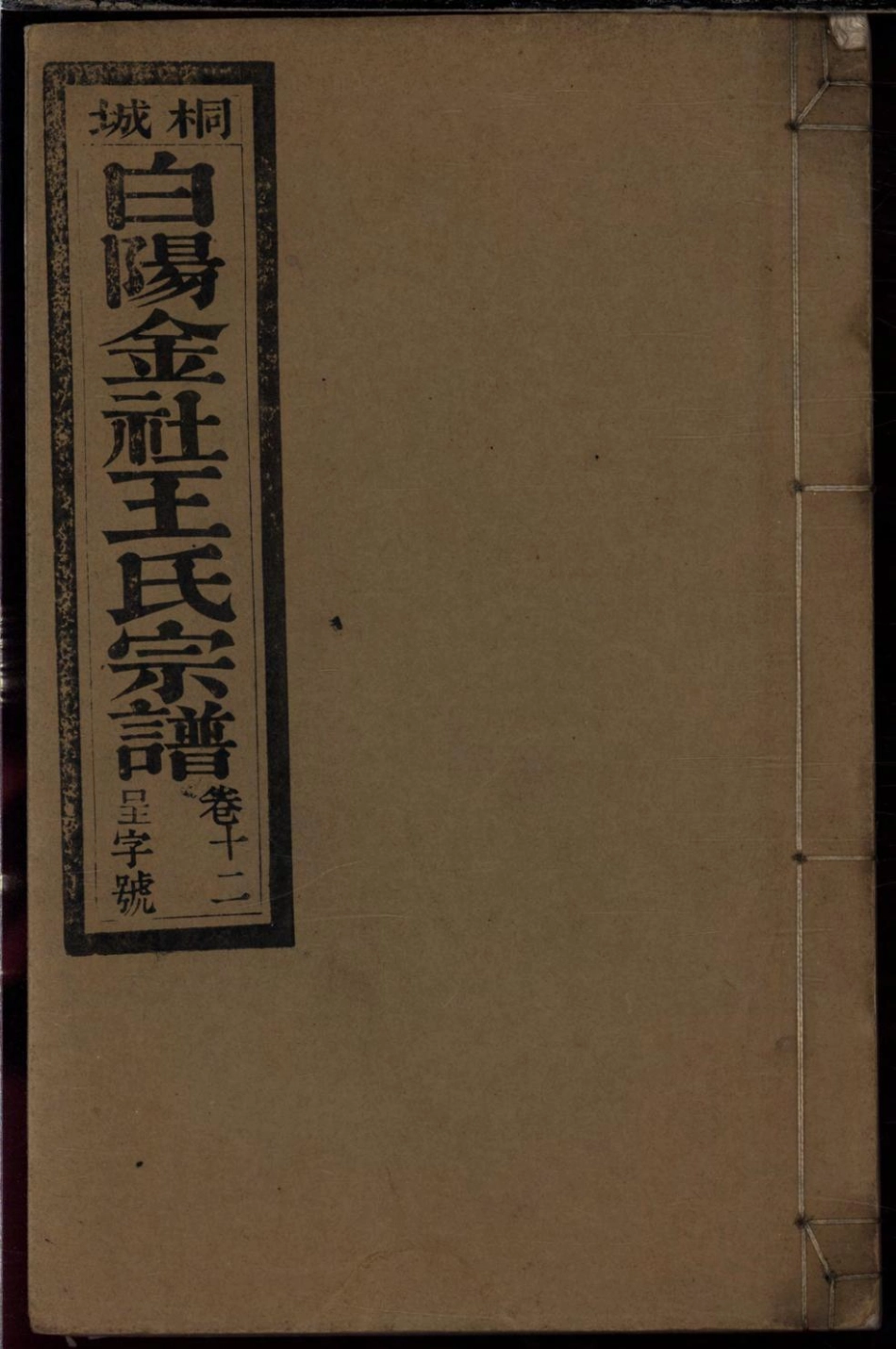 1104桐城白阳金社王氏宗谱_012.pdf_第1页