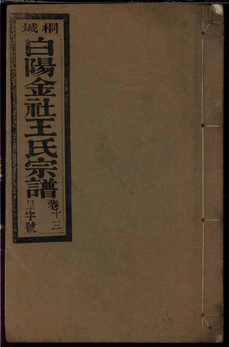1104桐城白阳金社王氏宗谱_013.pdf_第1页