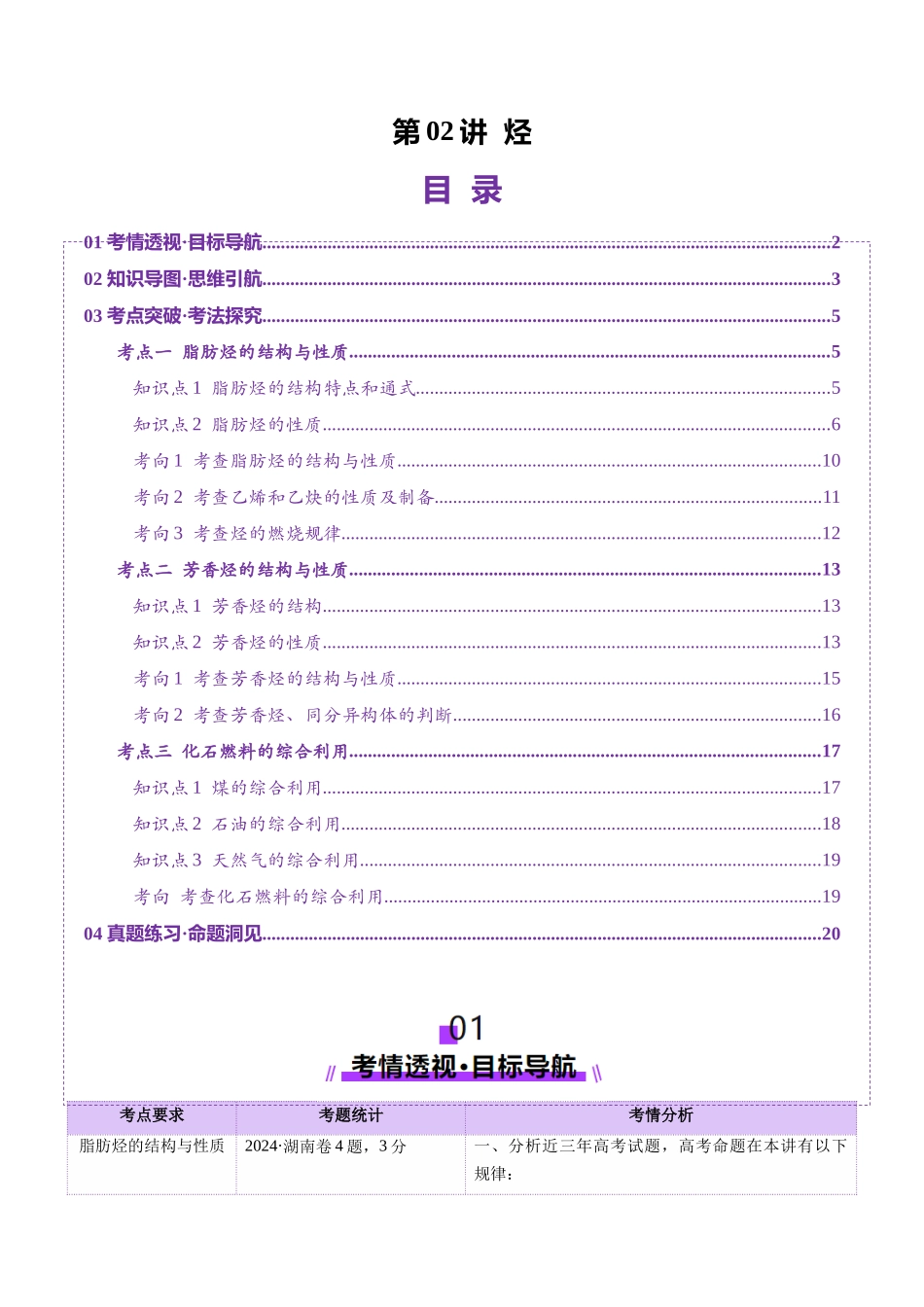 第02讲 烃(讲义)(学生版).docx_第1页