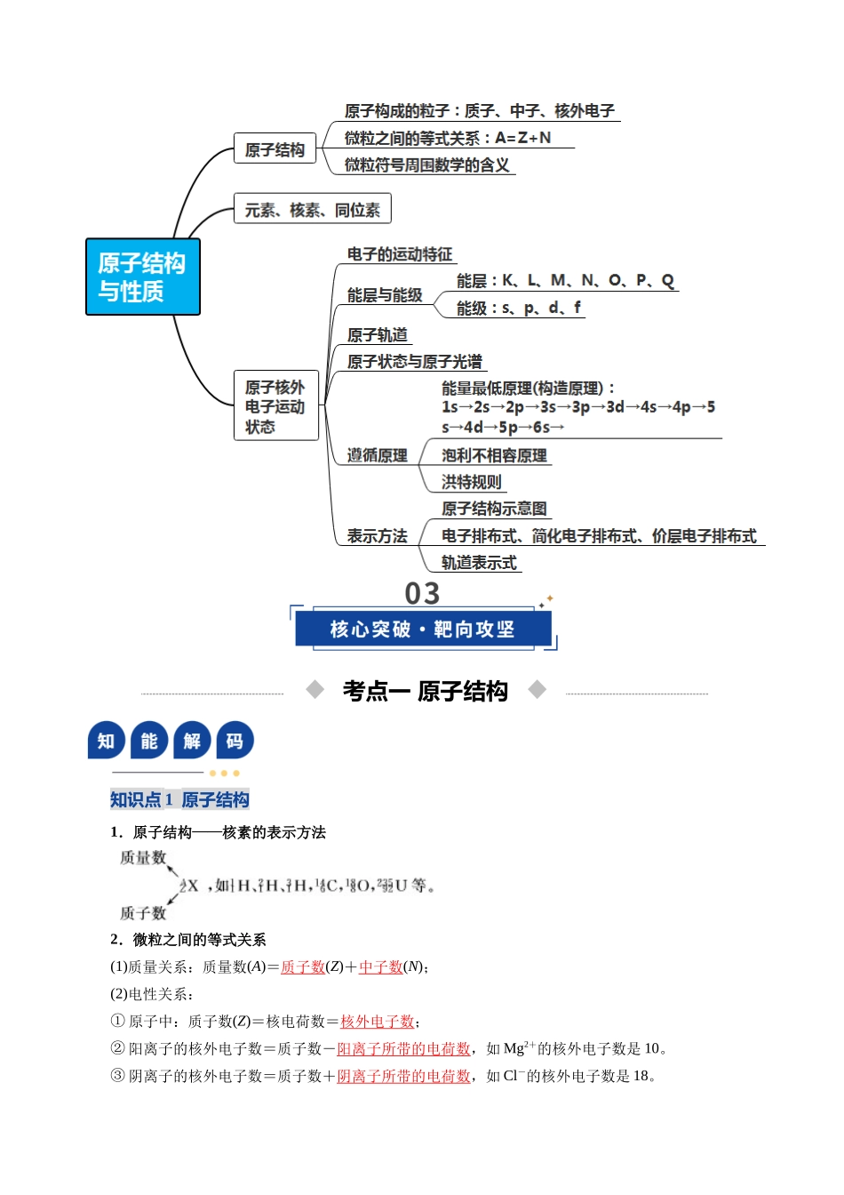 第02讲 原子结构与性质(复习讲义)(全国通用)(教师版).docx_第3页