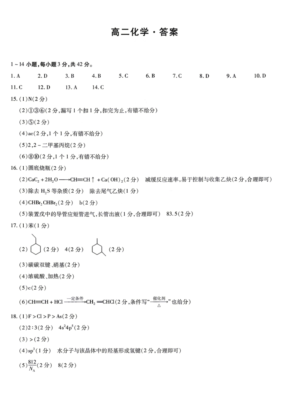 化学湖南T-Y大联考湘一名校联盟2026年高二年级下学期4月联考(4.27-4.28)(1).pdf_第1页