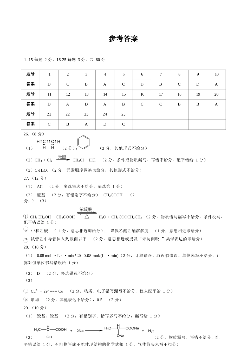 化学浙江台州市2025学年第二学期台州十校联盟高一年级期中联考(4.22-4.24)(1).docx_第1页