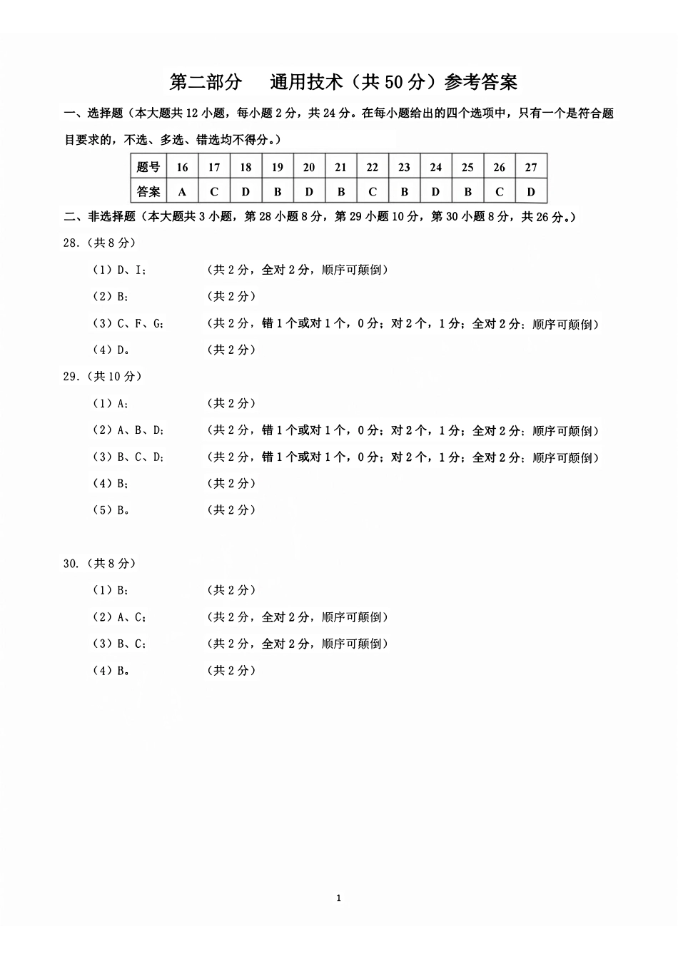技术浙江浙东北联盟(ZDB)2025-2026学年第二学期高一年级下学期期中联考(5.6-5.8)(1).pdf_第2页