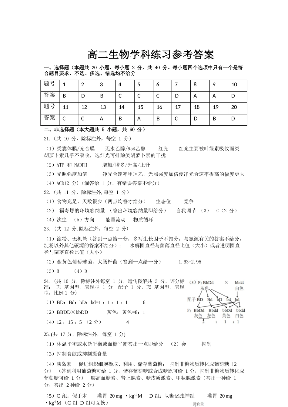 生物浙江七彩阳光联盟2025-2026学年度第二学期高二年级期中联考(4.21-4.23)(1).docx_第1页