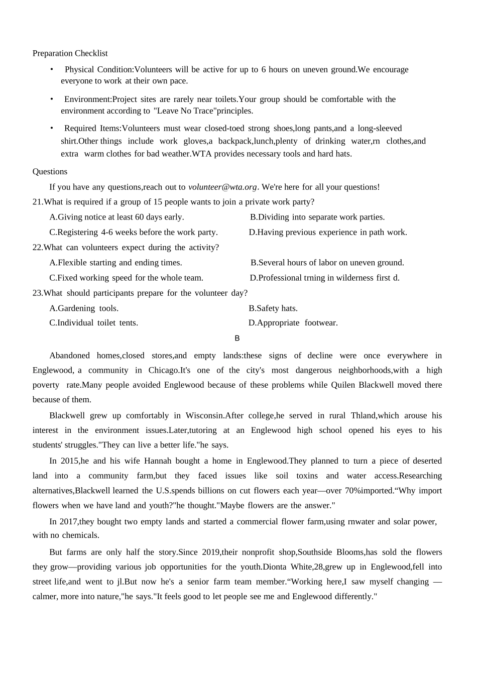 英语+答案重庆市康德教育2026年普通高等学校招生全国统一考试暨高三年级第三次诊断性考试(康德三诊)(5.14-5.15).docx_第3页