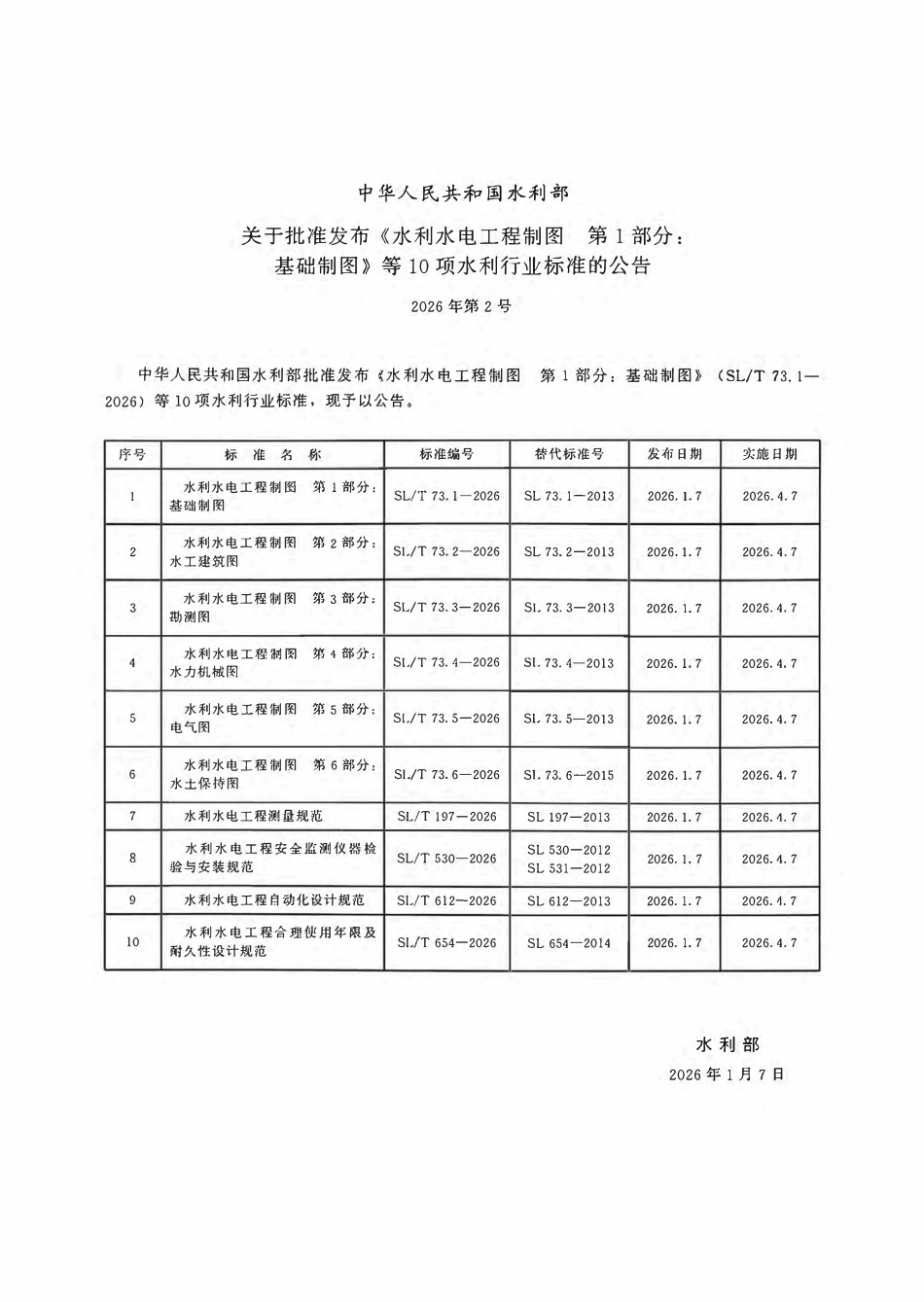 SLT 73.1-2026 水利水电工程制图 第1部分:基础制图.pdf_第2页