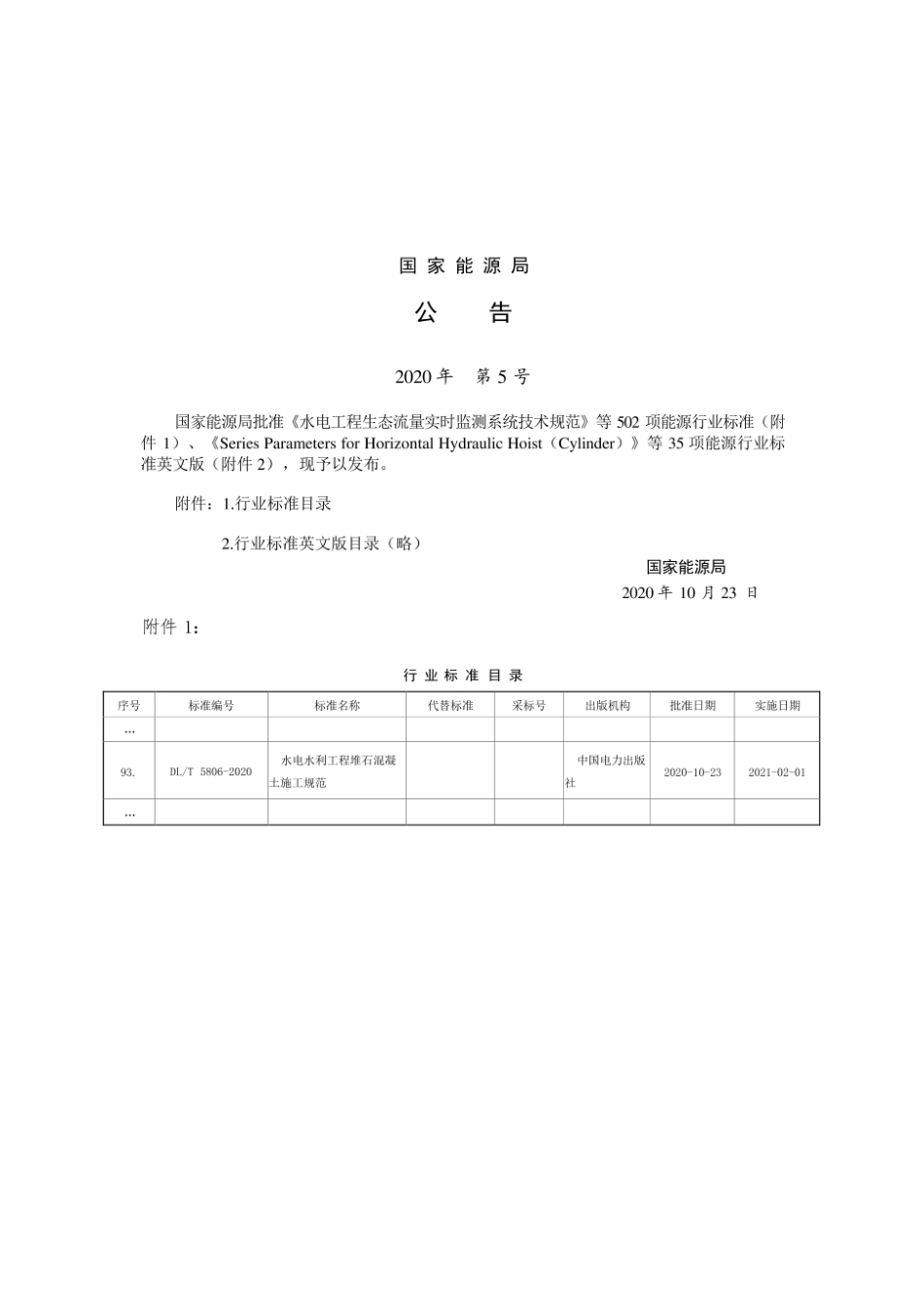(高清正版)DL_T 5806-2020《水电水利工程堆石混凝土施工规范》(1).pdf_第3页