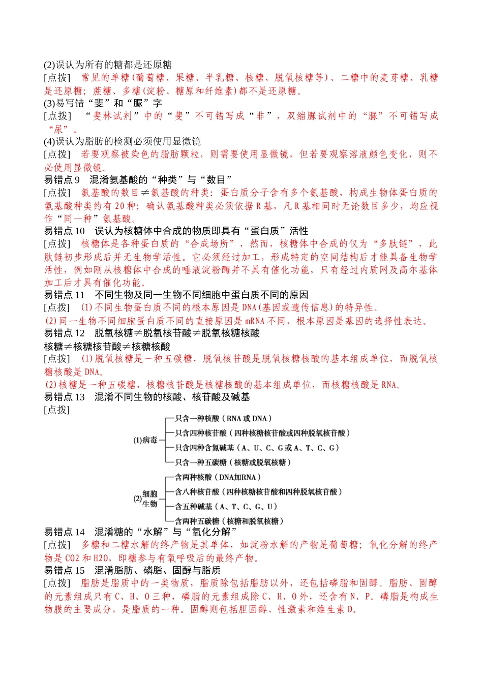秘籍07 易错易混辨析(易错点总结154个)(新高考专用).docx_第2页