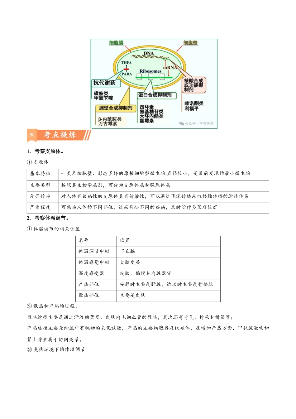 热点06 支原体肺炎感染-（原卷版）.docx_第2页